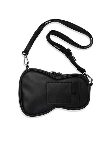 Synthetic leather rabbit shoulder pouch bag,ONE, small image number 1