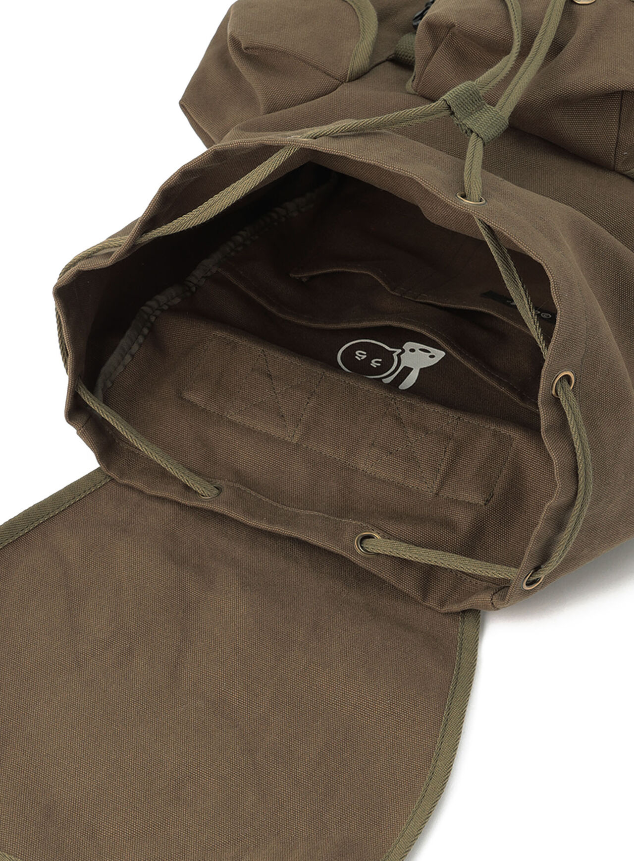 Military backpack in canvas,ONE, large image number 3