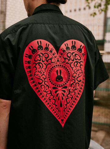 Short Sleeve Work Shirt Heart,, small image number 10