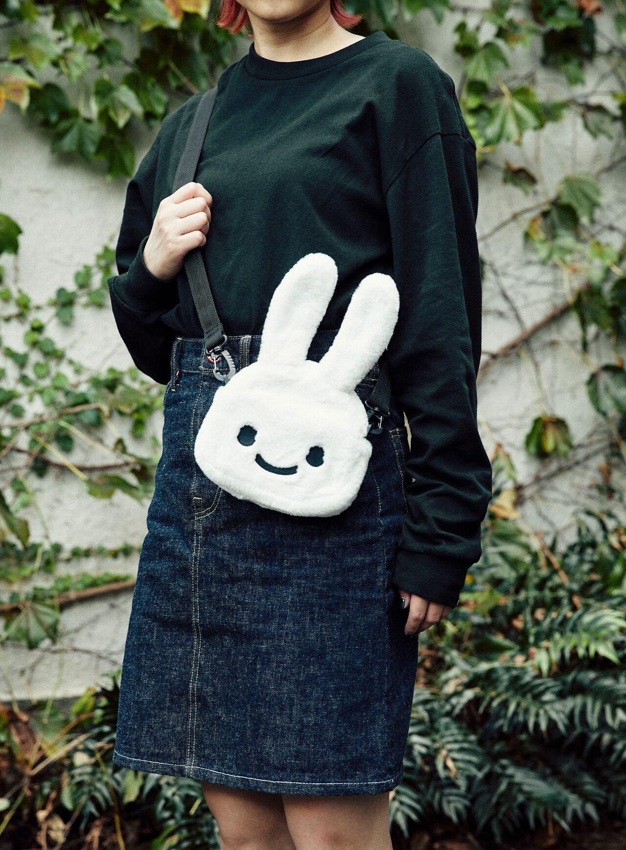 Fluffy Rabbit Shoulder Bag Small,ONE, large image number 7