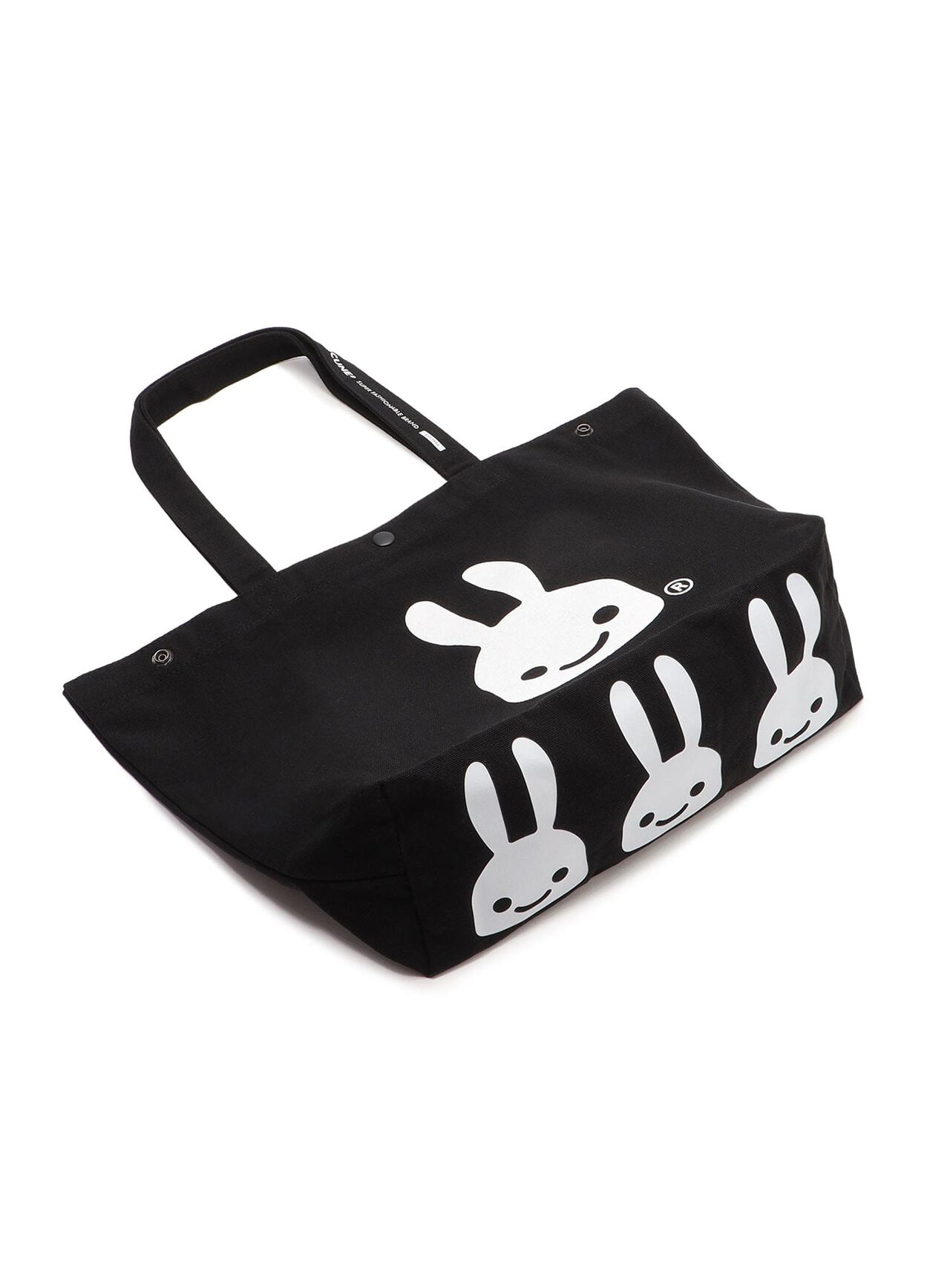 Basic Cotton Tote Bag Rabbit,ONE, large image number 4