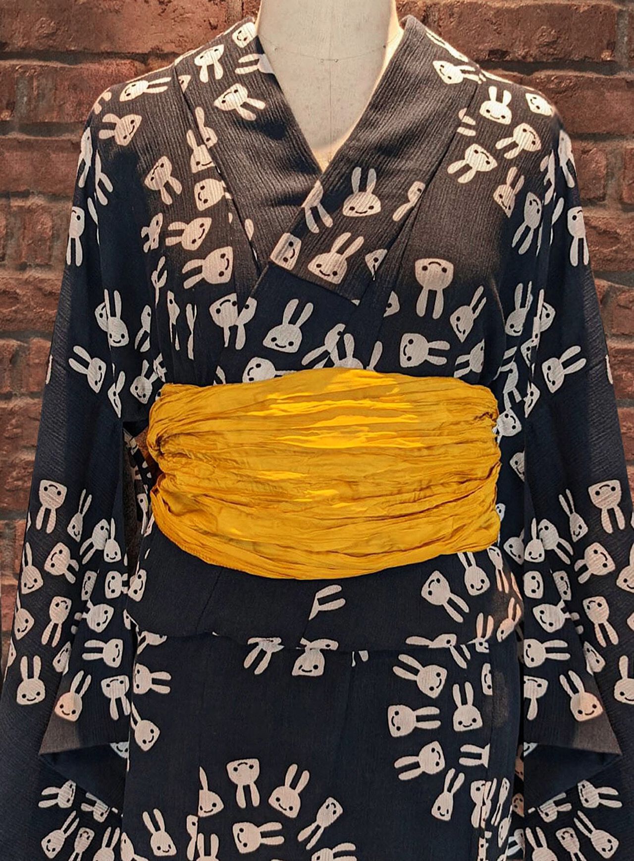 yukata (light cotton kimono worn in the summer or used as a bathrobe),, large image number 7