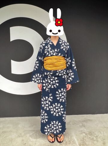 yukata (light cotton kimono worn in the summer or used as a bathrobe),, small image number 13