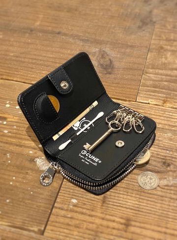 Metal style printed key & coin case,ONE, small image number 4