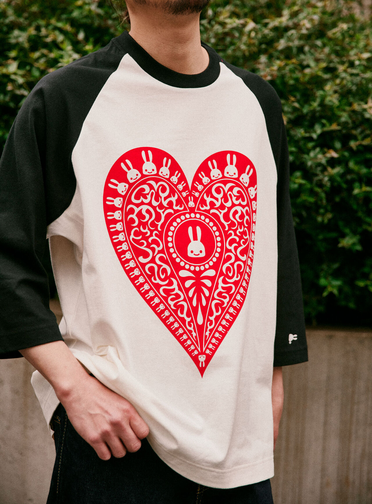 Raglan T-shirt Heart,, large image number 7