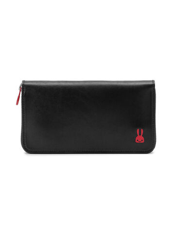 Rabbit studded long wallet U1,ONE, small image number 0