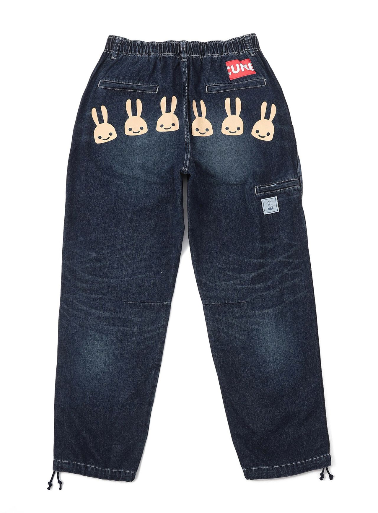 Elastic denim pants,, large image number 0