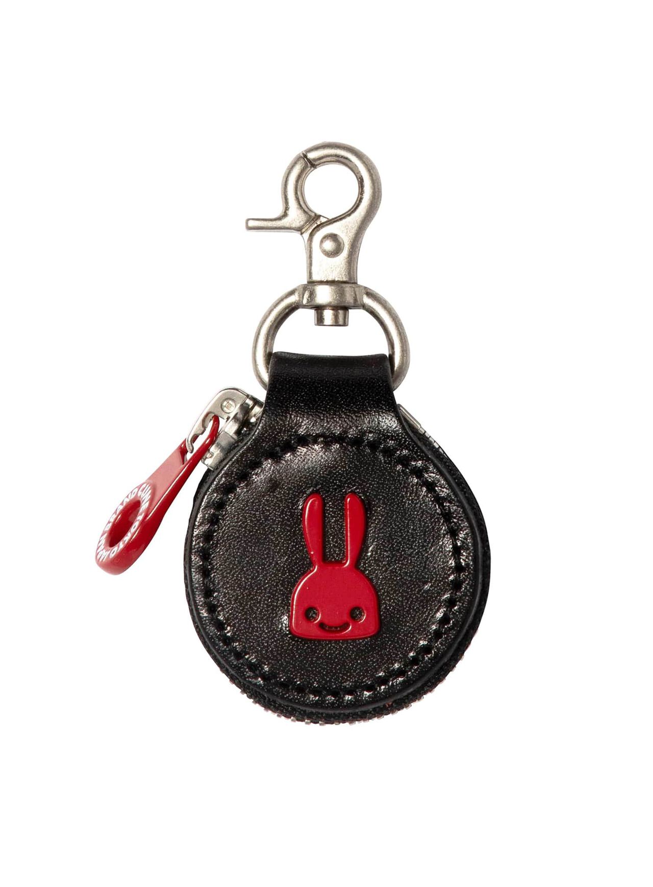 Rabbit studded leather 500 yen holder,ONE, large image number 0