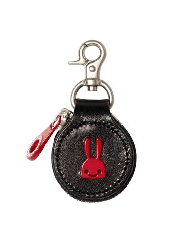 Rabbit studded leather 500 yen holder,ONE, small image number 0