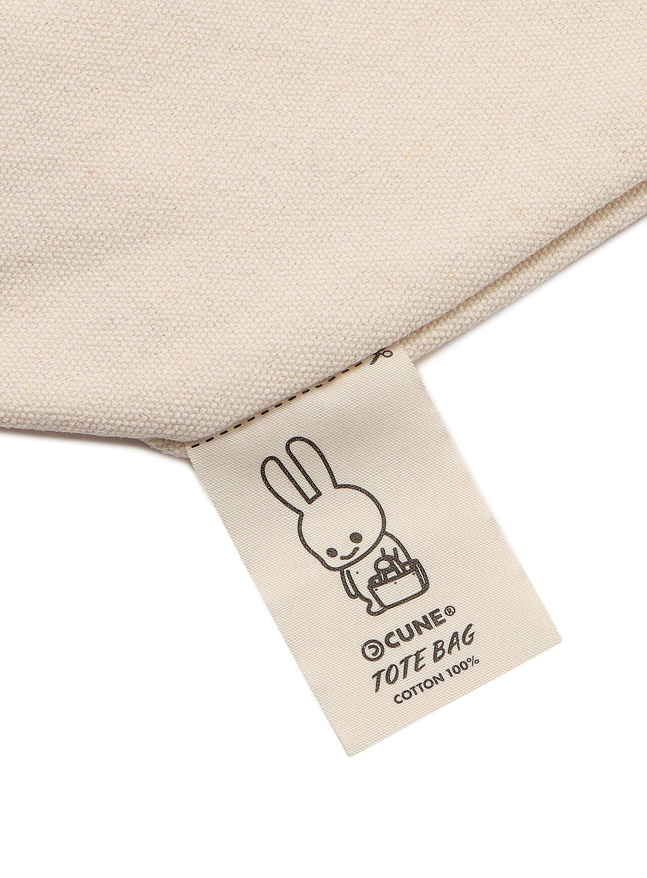 Basic Cotton Tote Bag CUNE Rabbit,ONE, large image number 6
