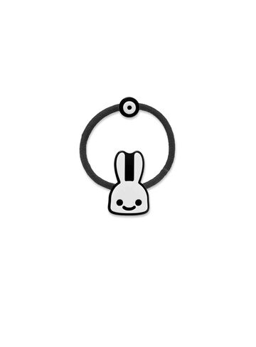 Rabbit and round hair elastics,ONE, small image number 0