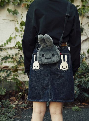 Fluffy Rabbit Shoulder Bag Small,ONE, small image number 10