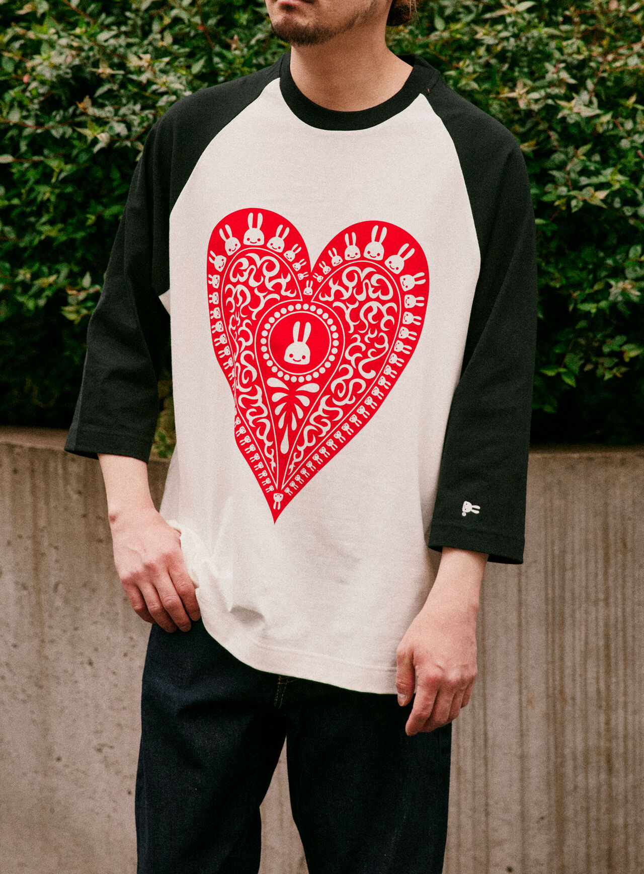 Raglan T-shirt Heart,, large image number 6
