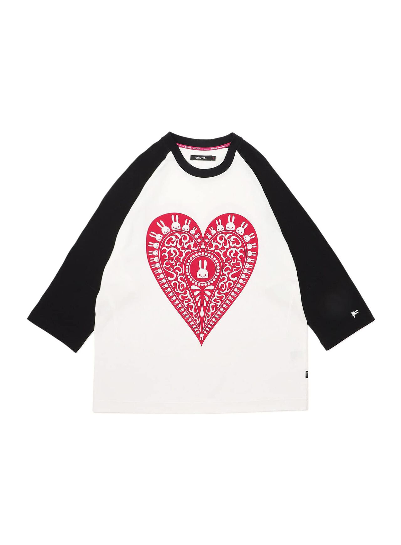 Raglan T-shirt Heart,, large image number 0