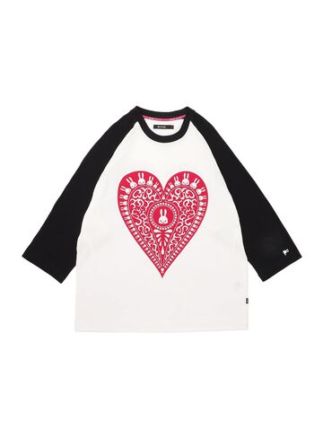 Raglan T-shirt Heart,, small image number 0