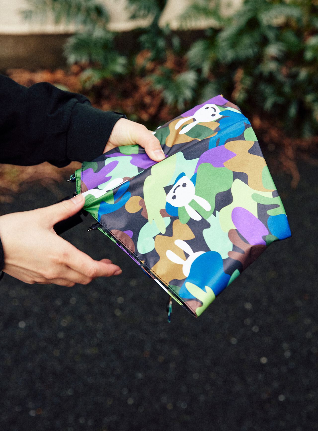 CUNE CAMO Folding umbrella for both rain and shine,ONE, large image number 9