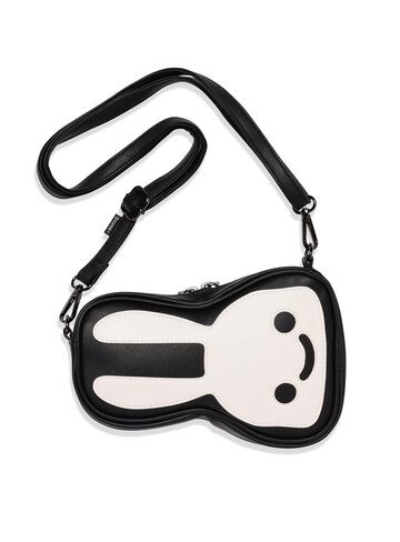 Synthetic leather rabbit shoulder pouch bag,ONE, small image number 0
