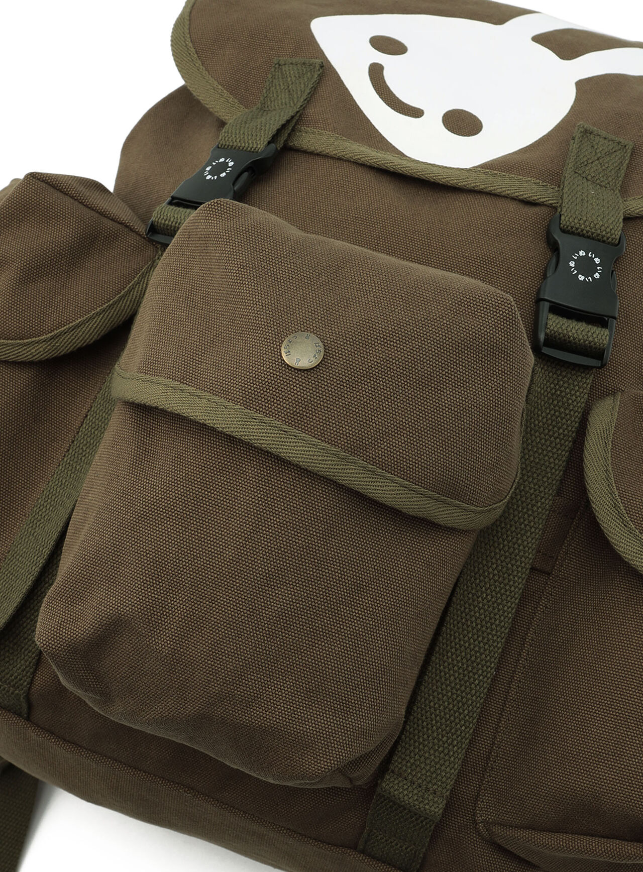 Military backpack in canvas,ONE, large image number 2