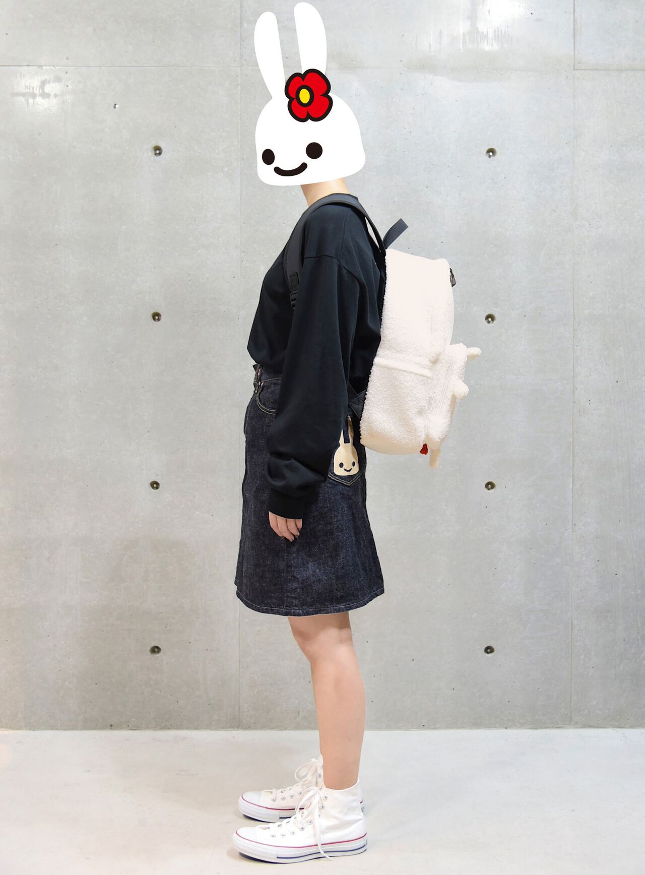 Square bunny backpack,ONE, large image number 6