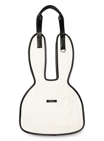 Canvas rabbit-shaped tote bag,ONE, small image number 1