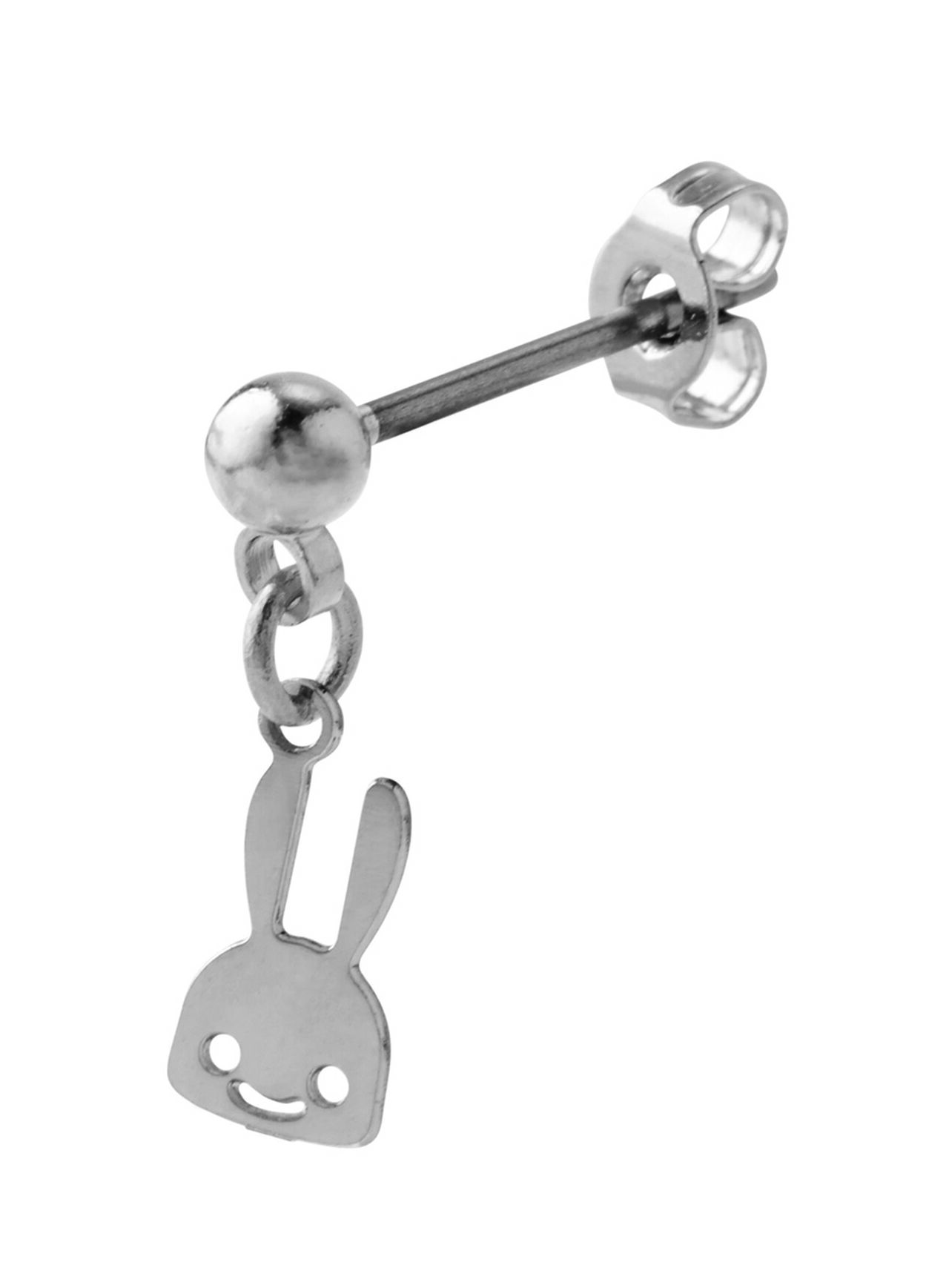 Petite Rabbit Plump Earrings 1P,ONE, large image number 4