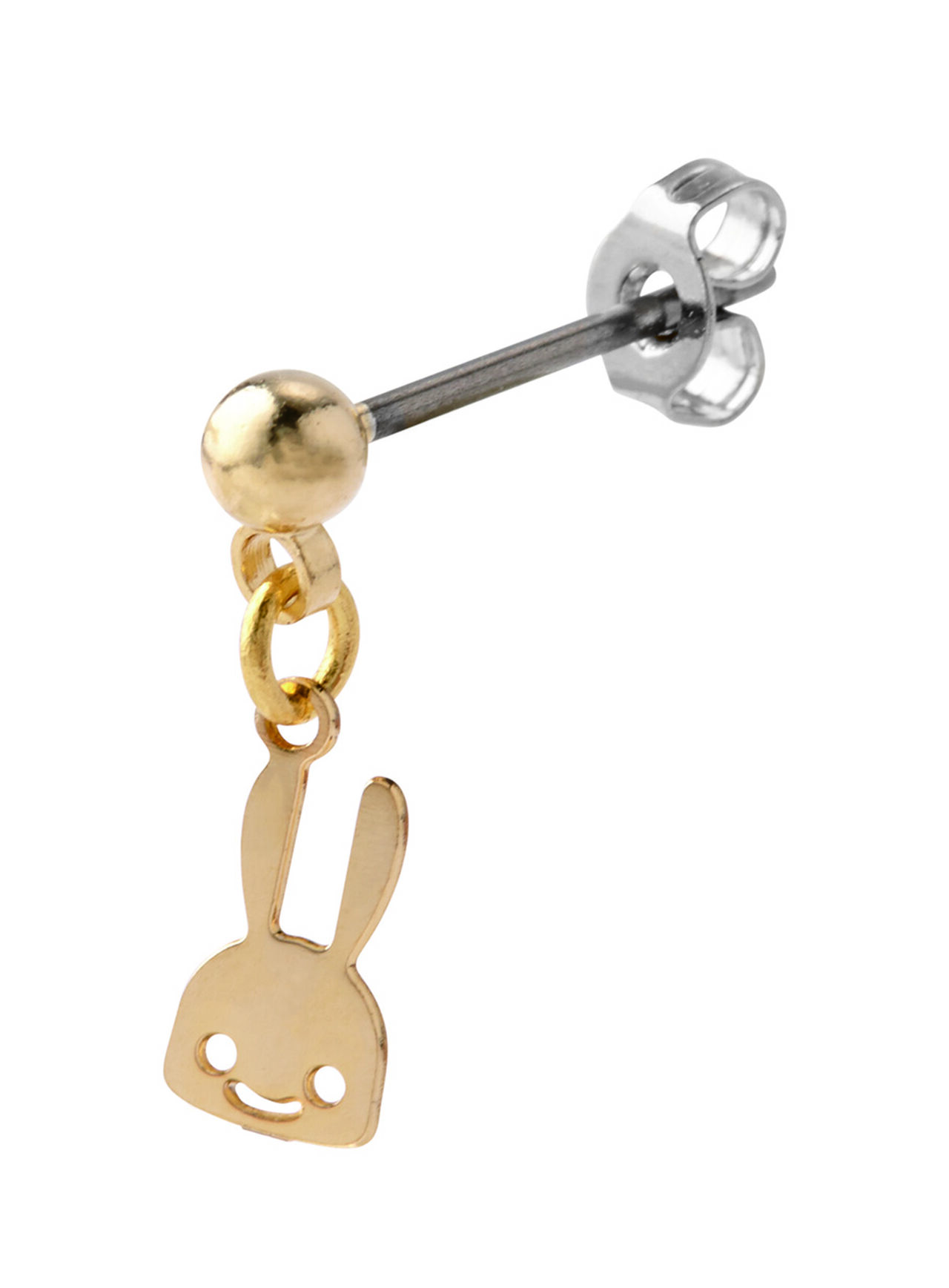 Petite Rabbit Plump Earrings 1P,ONE, large image number 0