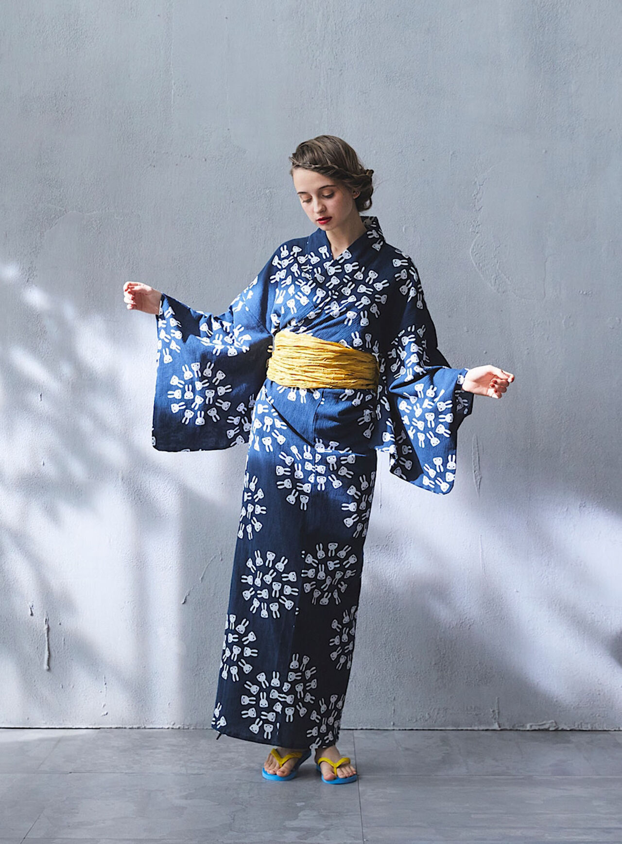 yukata (light cotton kimono worn in the summer or used as a bathrobe),, large image number 10