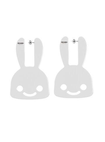 Acrylic Big Rabbit Earrings 2P,ONE, small image number 1
