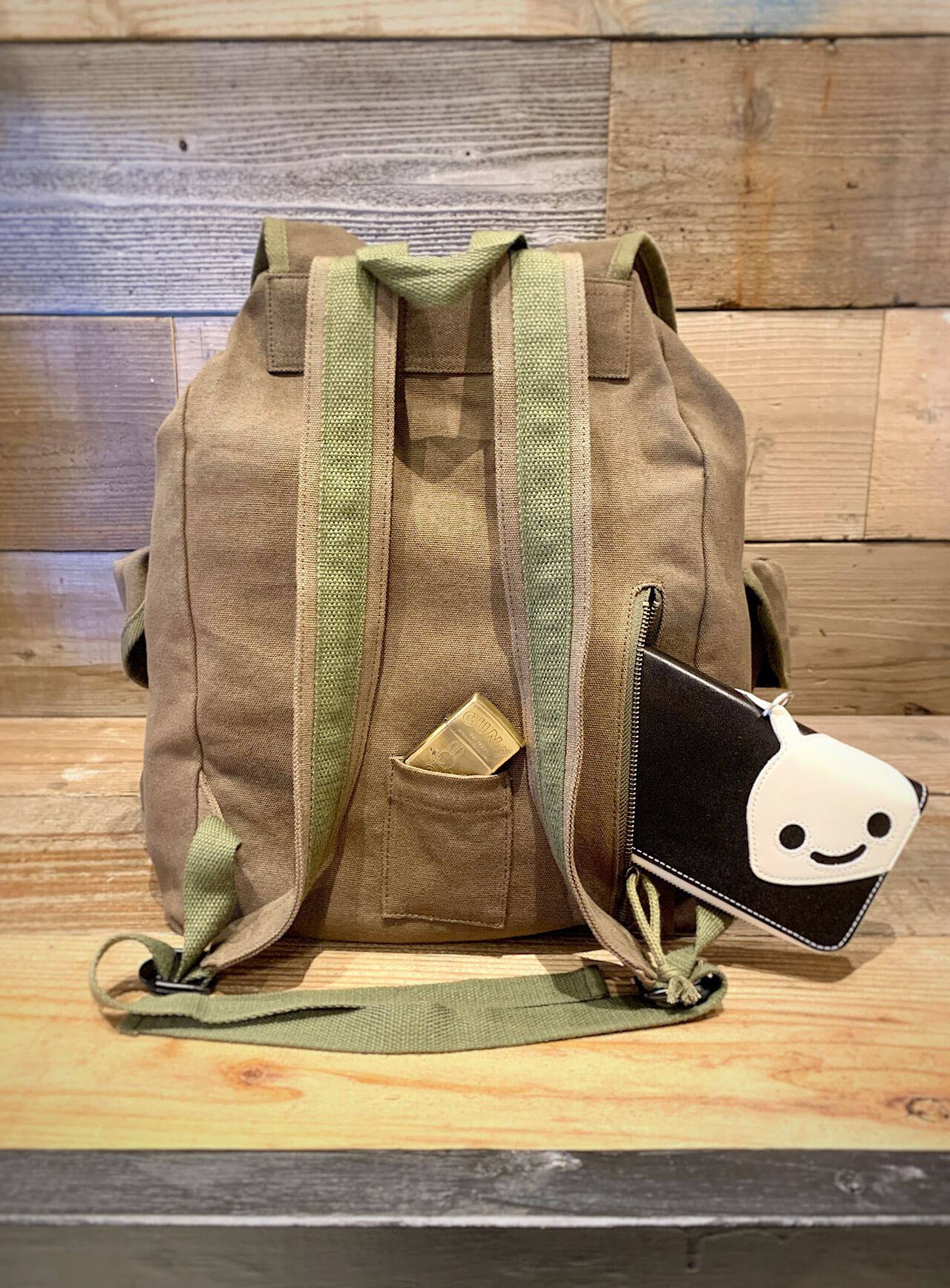 Military backpack in canvas,ONE, large image number 4