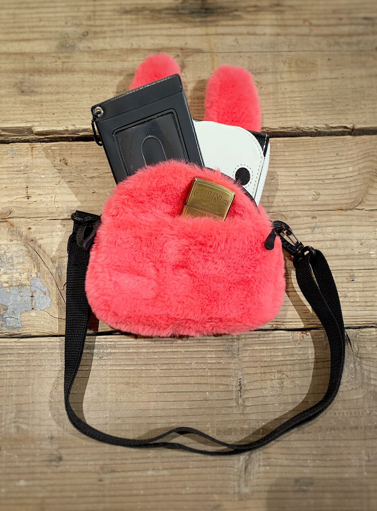 Fluffy Rabbit Shoulder Bag Small,ONE, large image number 11