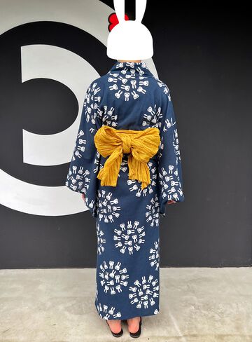 yukata (light cotton kimono worn in the summer or used as a bathrobe),, small image number 15