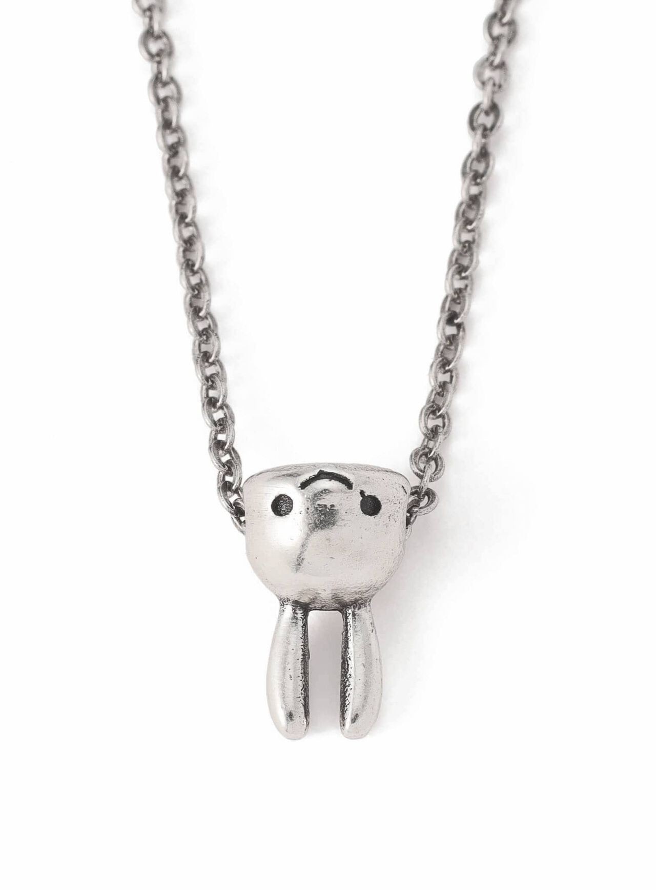 Three-dimensional upside-down rabbit necklace,ONE, large image number 0