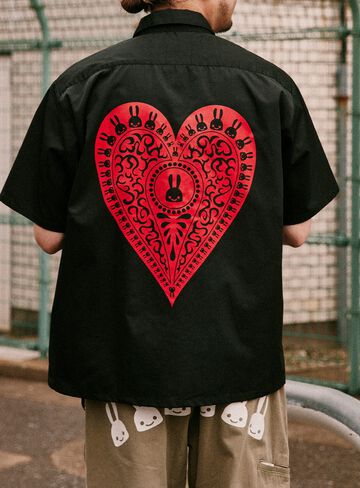 Short Sleeve Work Shirt Heart,, small image number 9