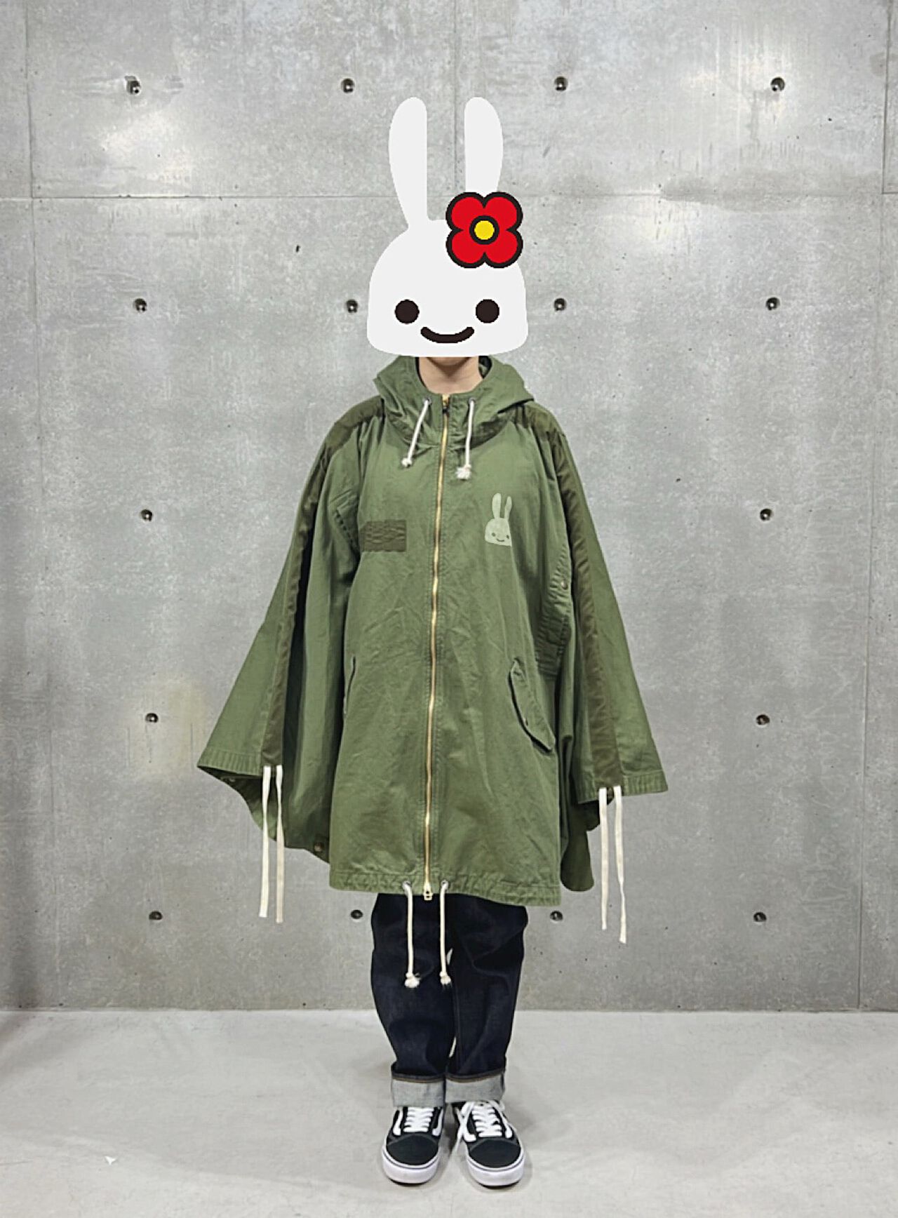 military-style poncho,, large image number 8