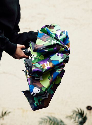 CUNE CAMO Folding umbrella for both rain and shine,ONE, small image number 8